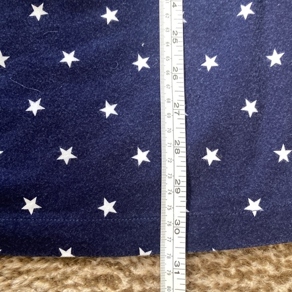 Vintage Blue & White Stars Dress N Kids Nordstrom Cotton Girls Large 14 90's Y2K - Picture 7 of 7